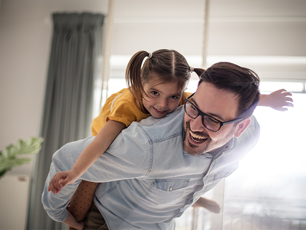 Father and daughter